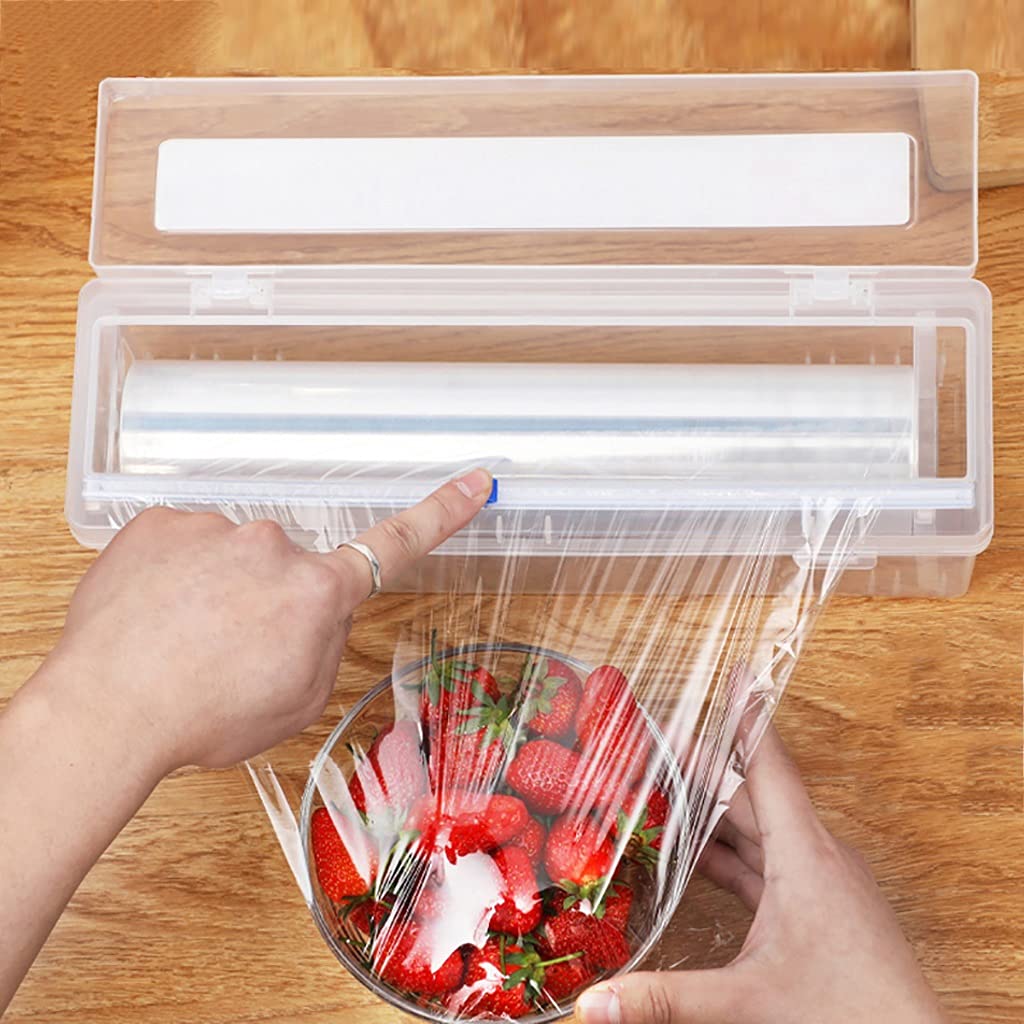 Amazon.com: NPQPNAFC Cutting Box + Film, Cling Film Dispenser and